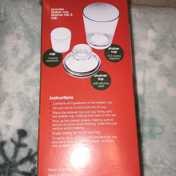 NIB cocktail shaker - Picture 3 of 5